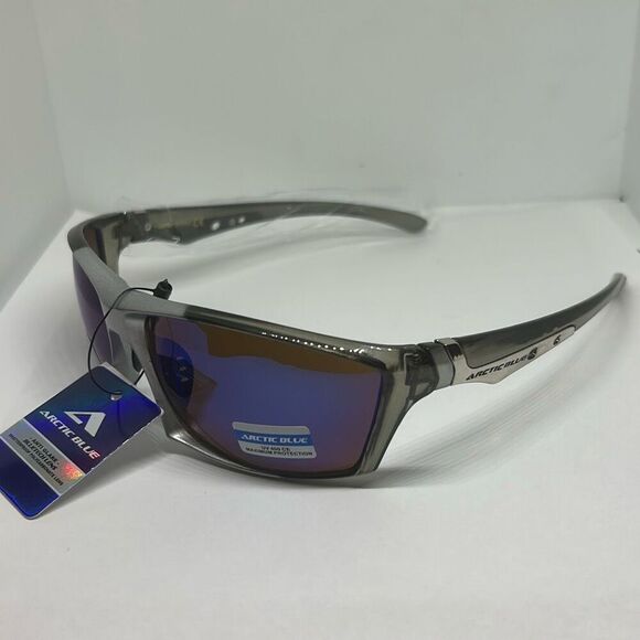 Arctic Blue Mirrored Sunglasses - Picture 1 of 3